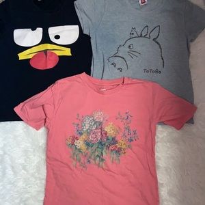 3 t shirts